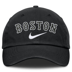 Black Boston Red Sox Nike Primetime Club Adjustable Hat