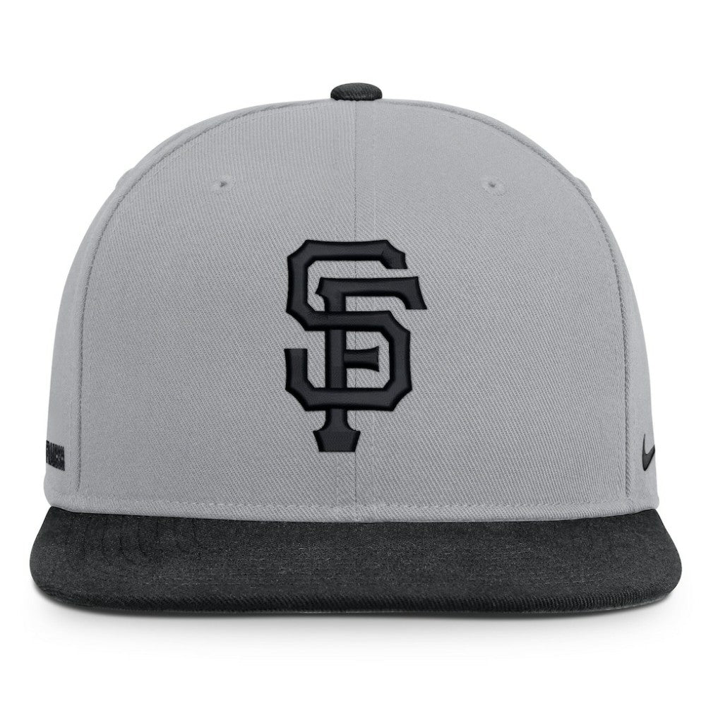Gray/Black San Francisco Giants Nike Primetime Pro Dri-FIT Snapback Hat