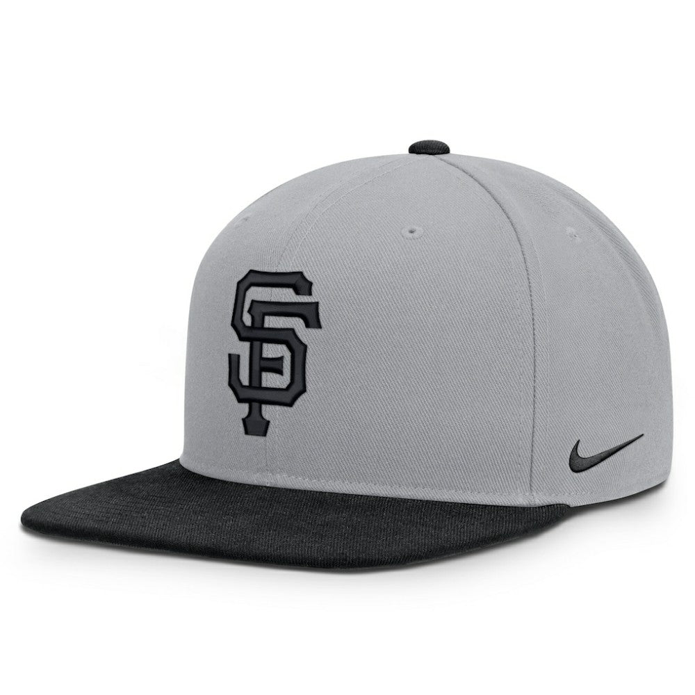 Gray/Black San Francisco Giants Nike Primetime Pro Dri-FIT Snapback Hat