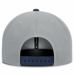 Gray/Navy Milwaukee Brewers Nike Primetime Pro Dri-FIT Snapback Hat
