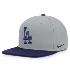 Gray/Royal Los Angeles Dodgers Nike Primetime Pro Dri-FIT Snapback Hat