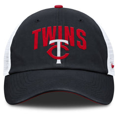Navy Minnesota Twins Nike Primetime Club Adjustable Trucker Hat