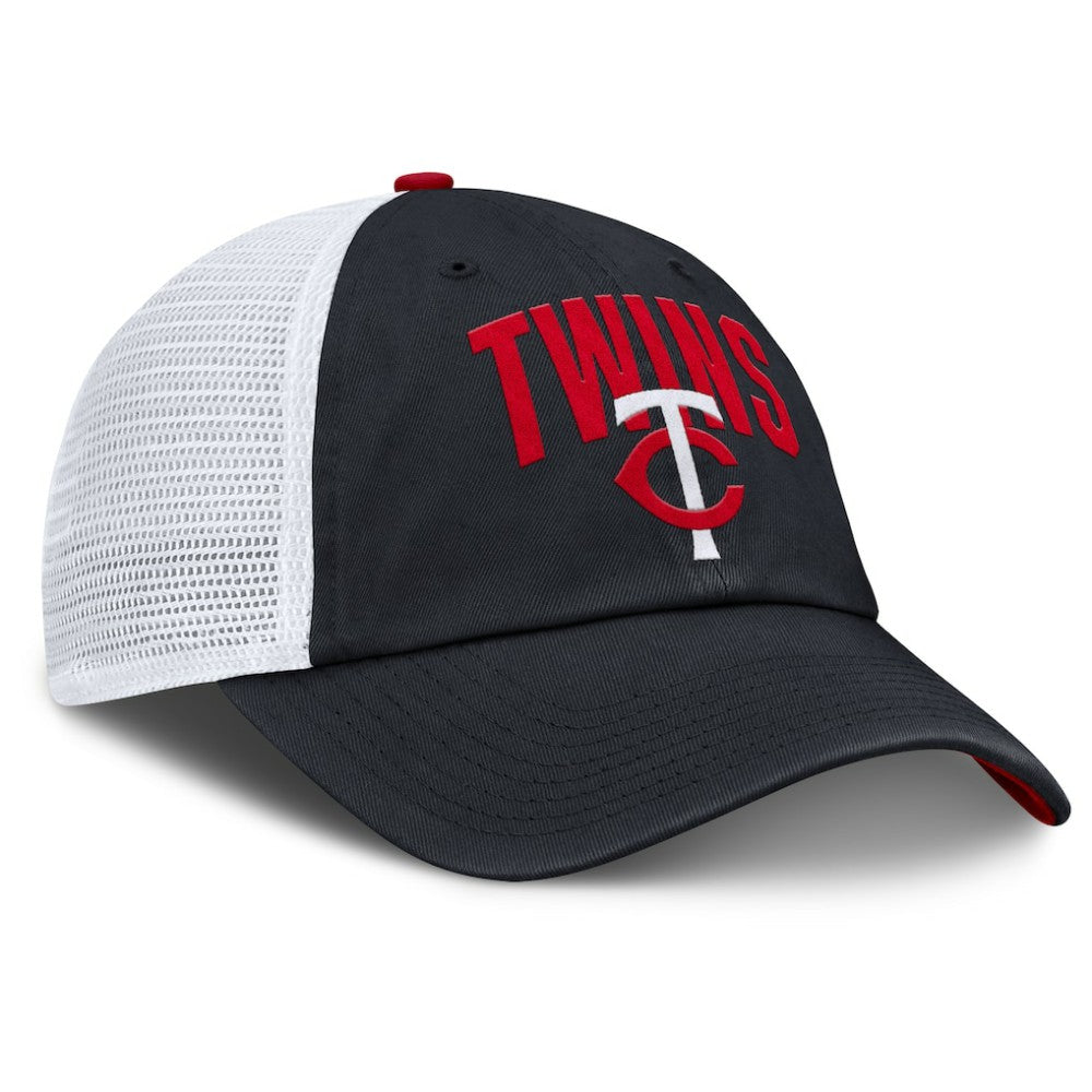 Navy Minnesota Twins Nike Primetime Club Adjustable Trucker Hat