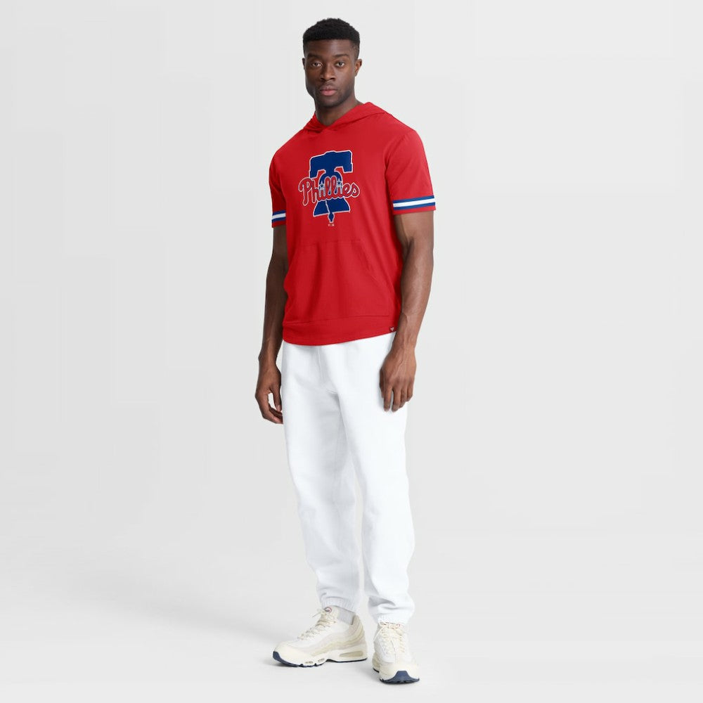 Red Philadelphia Phillies Fanatics Optimal Play Hooded T-Shirt