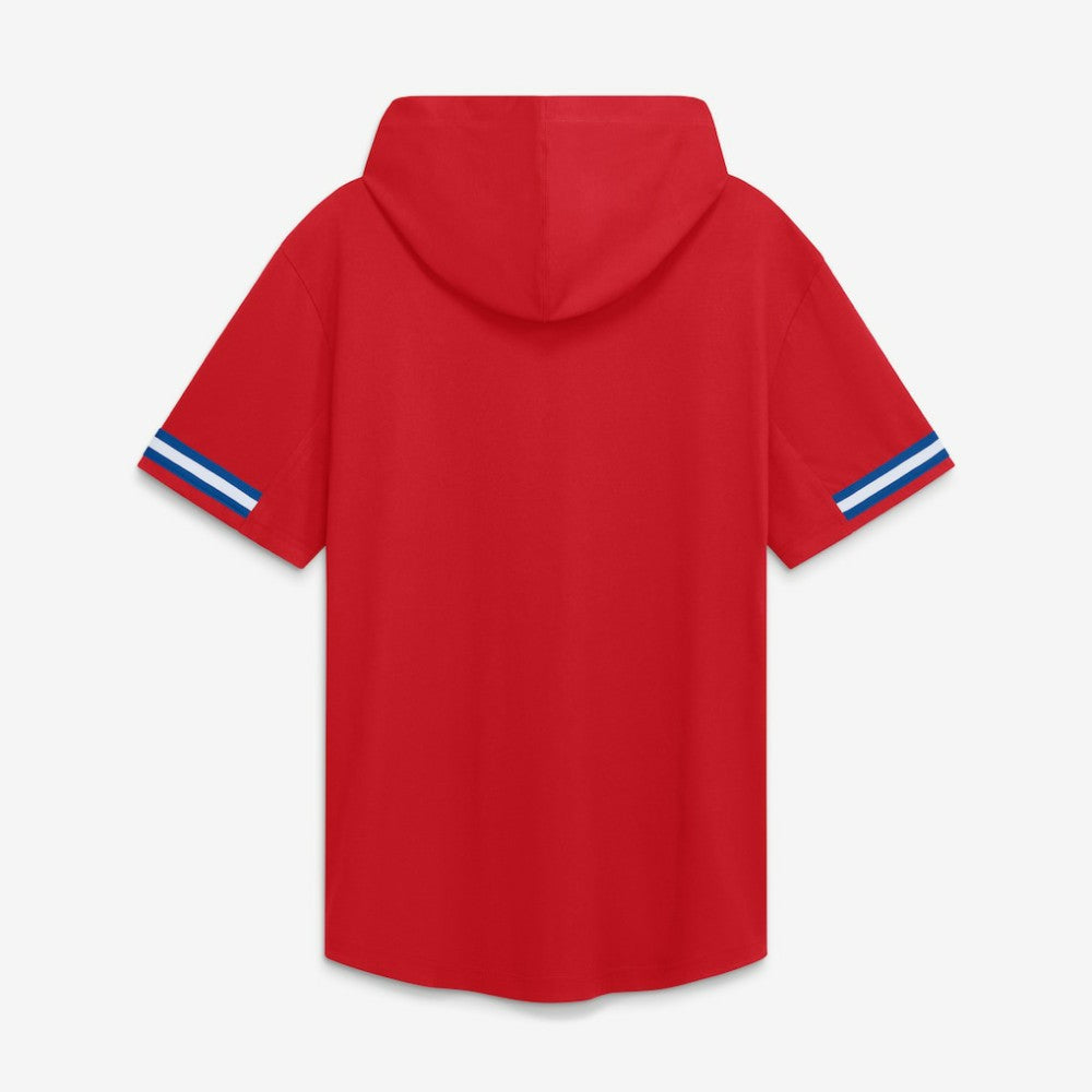 Red Philadelphia Phillies Fanatics Optimal Play Hooded T-Shirt
