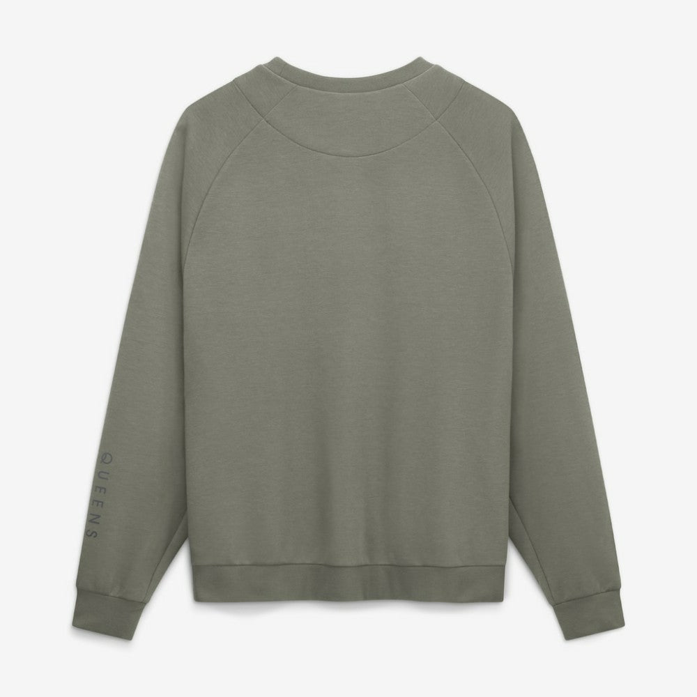 Olive New York Mets Nike Statement Primary Raglan Dri-FIT Sweatshirt