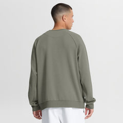 Olive Los Angeles Dodgers Nike Statement Primary Raglan Dri-FIT Sweatshirt