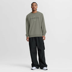 Olive Detroit Tigers Nike Statement Primary Raglan Dri-FIT Sweatshirt