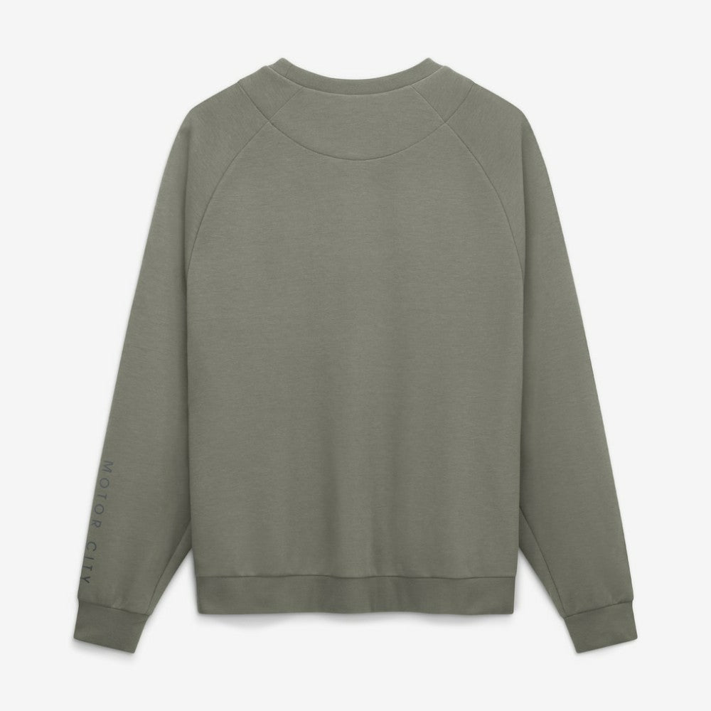 Olive Detroit Tigers Nike Statement Primary Raglan Dri-FIT Sweatshirt