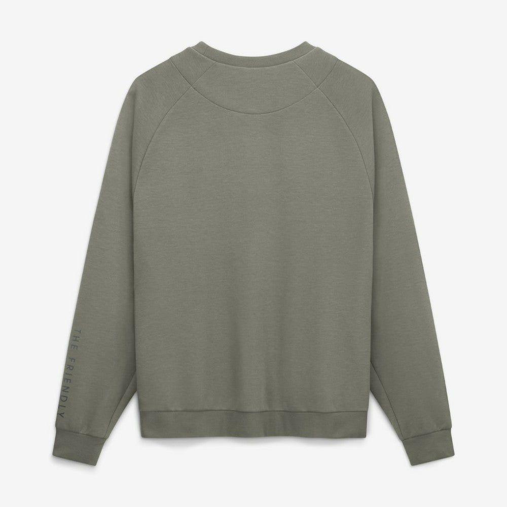 Olive Chicago Cubs Nike Statement Primary Raglan Dri-FIT Sweatshirt
