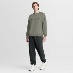 Olive Boston Red Sox Nike Statement Primary Raglan Dri-FIT Sweatshirt