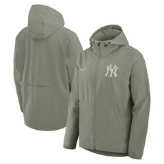 Olive New York Yankees Nike Unlimited Packable Full-Zip Hooded Jacket