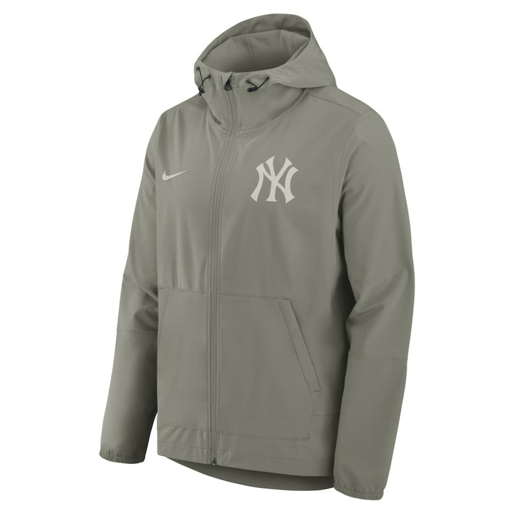 Olive New York Yankees Nike Unlimited Packable Full-Zip Hooded Jacket