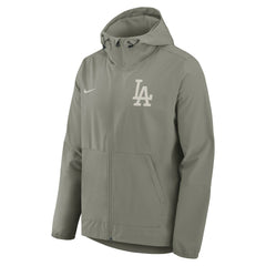 Olive Los Angeles Dodgers Nike Unlimited Packable Full-Zip Hooded Jacket