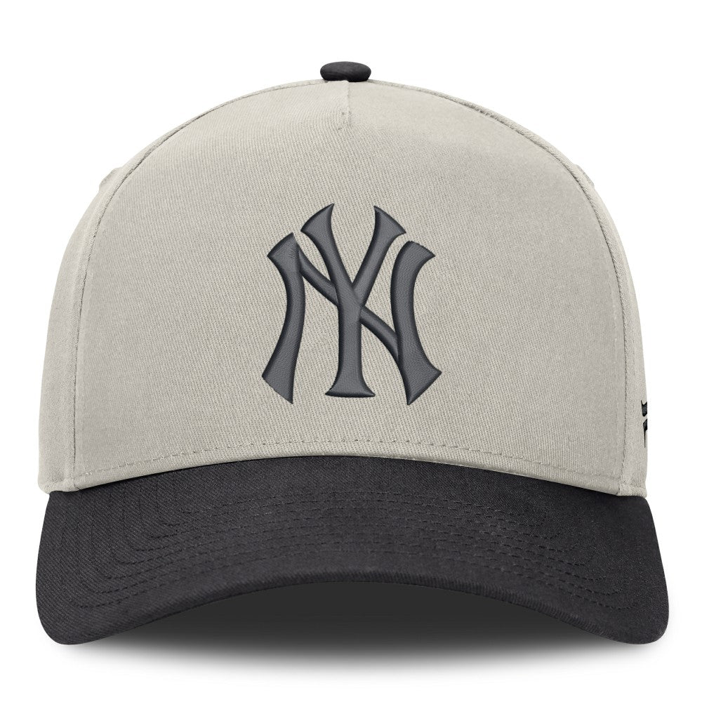 Stone/Graphite New York Yankees Fanatics Wonder A-Frame Adjustable Hat