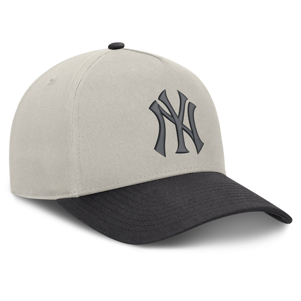 Stone/Graphite New York Yankees Fanatics Wonder A-Frame Adjustable Hat