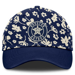 Navy Houston Astros Fanatics Women's Blossom Adjustable Hat
