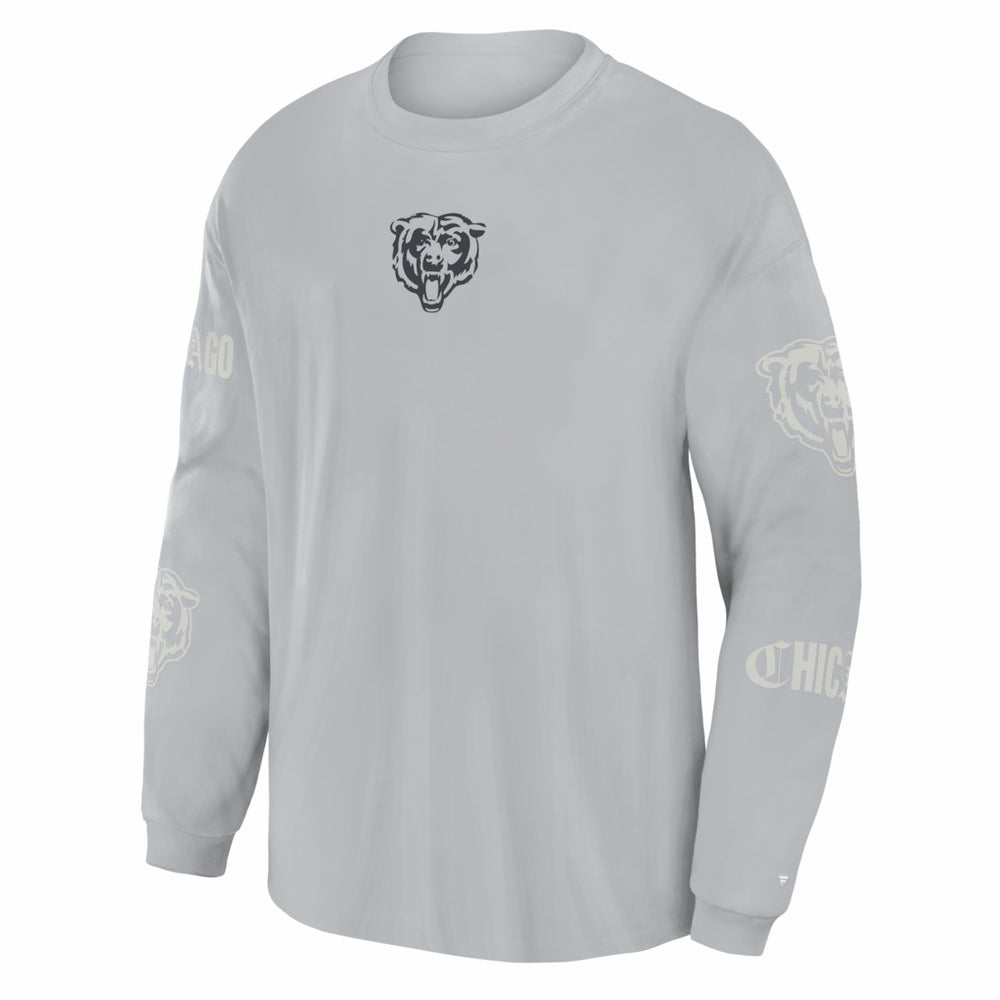 Oversized Type Play Long Sleeve T-Shirt - Chicago Bears T-shirts
