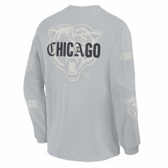 Oversized Type Play Long Sleeve T-Shirt - Chicago Bears T-shirts