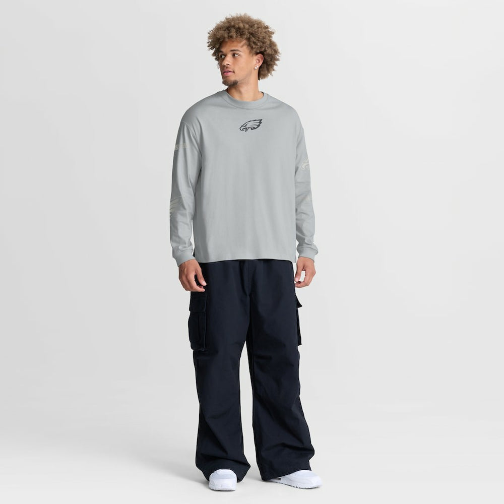 Oversized Type Play Long Sleeve T-Shirt - Philadelphia Eagles T-shirts