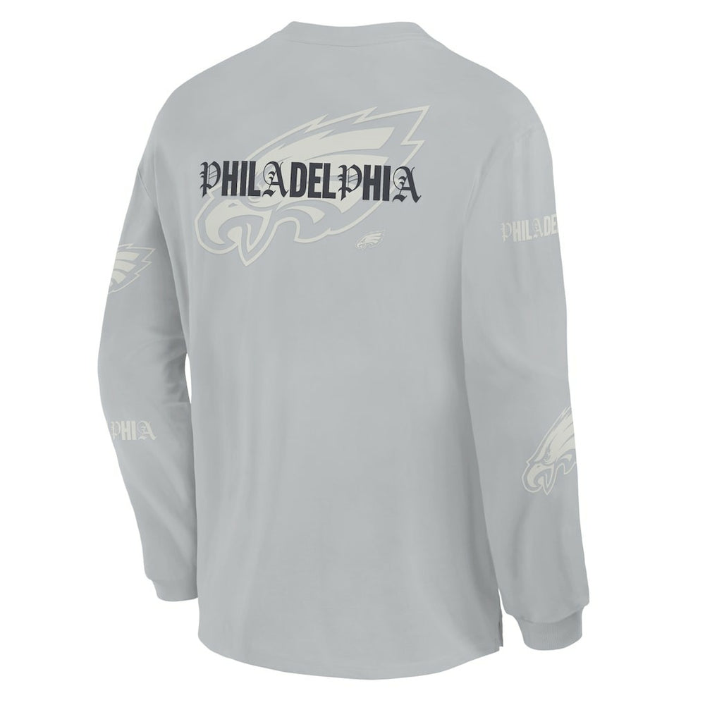 Oversized Type Play Long Sleeve T-Shirt - Philadelphia Eagles T-shirts