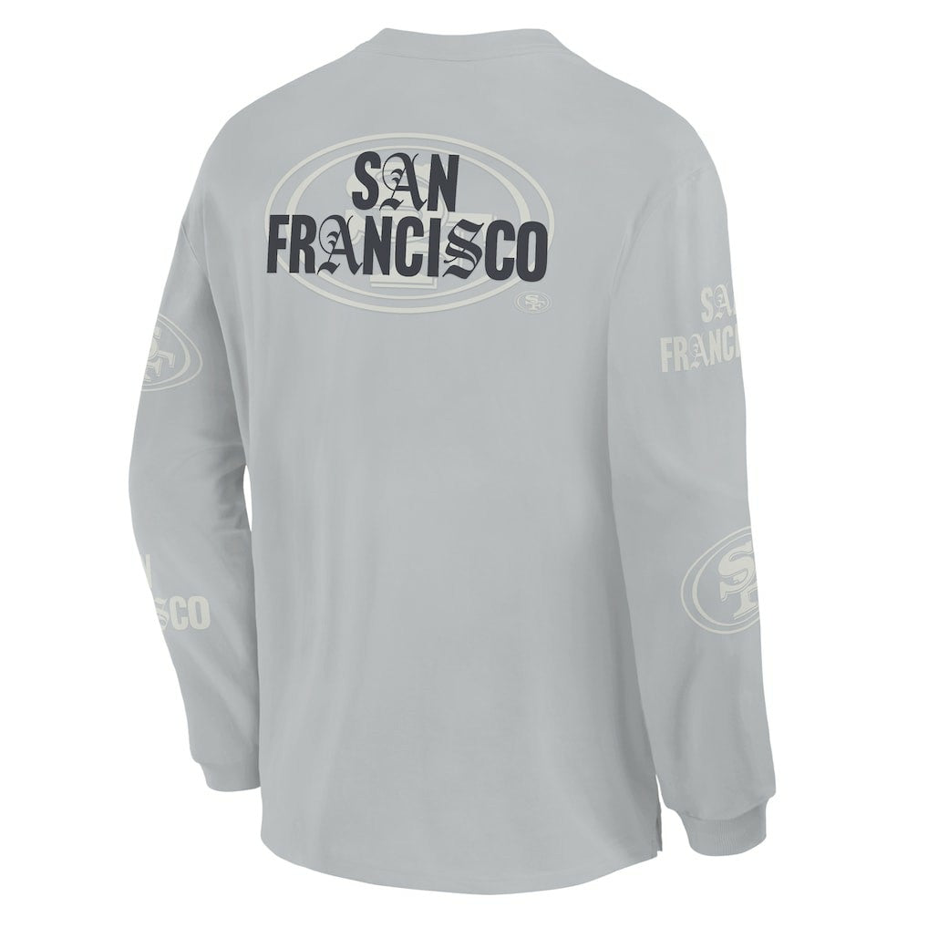 Oversized Type Play Long Sleeve T-Shirt - San Francisco 49ers T-shirts