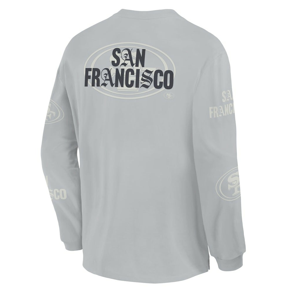 Oversized Type Play Long Sleeve T-Shirt - San Francisco 49ers T-shirts