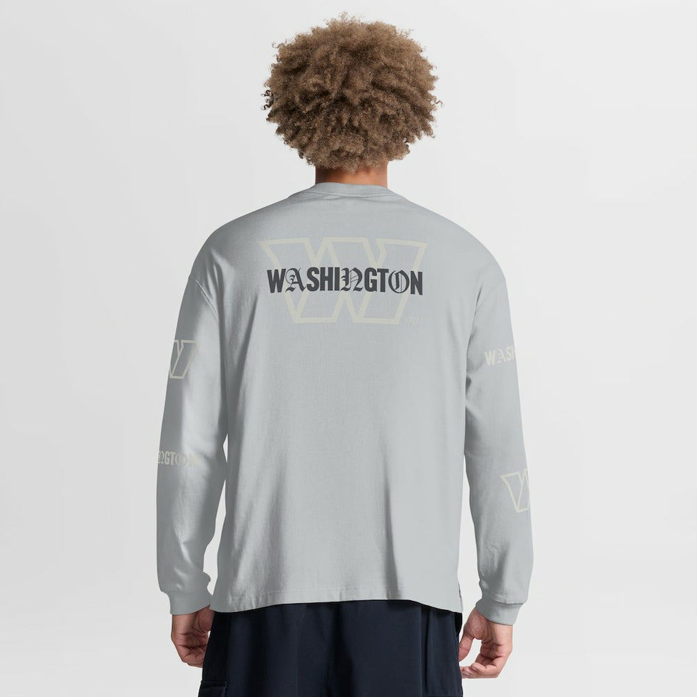 Oversized Type Play Long Sleeve T-Shirt - Washington Commanders T-shirts
