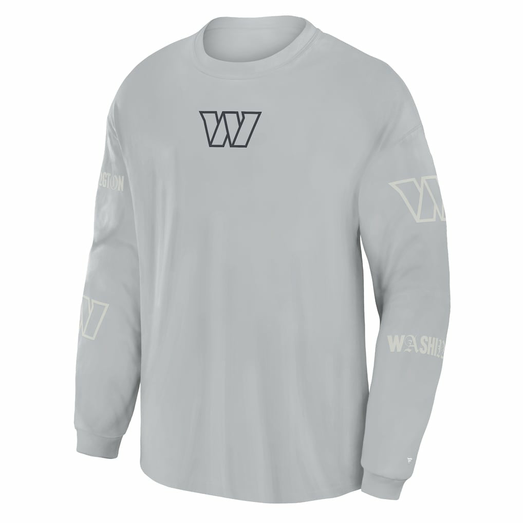 Oversized Type Play Long Sleeve T-Shirt - Washington Commanders T-shirts