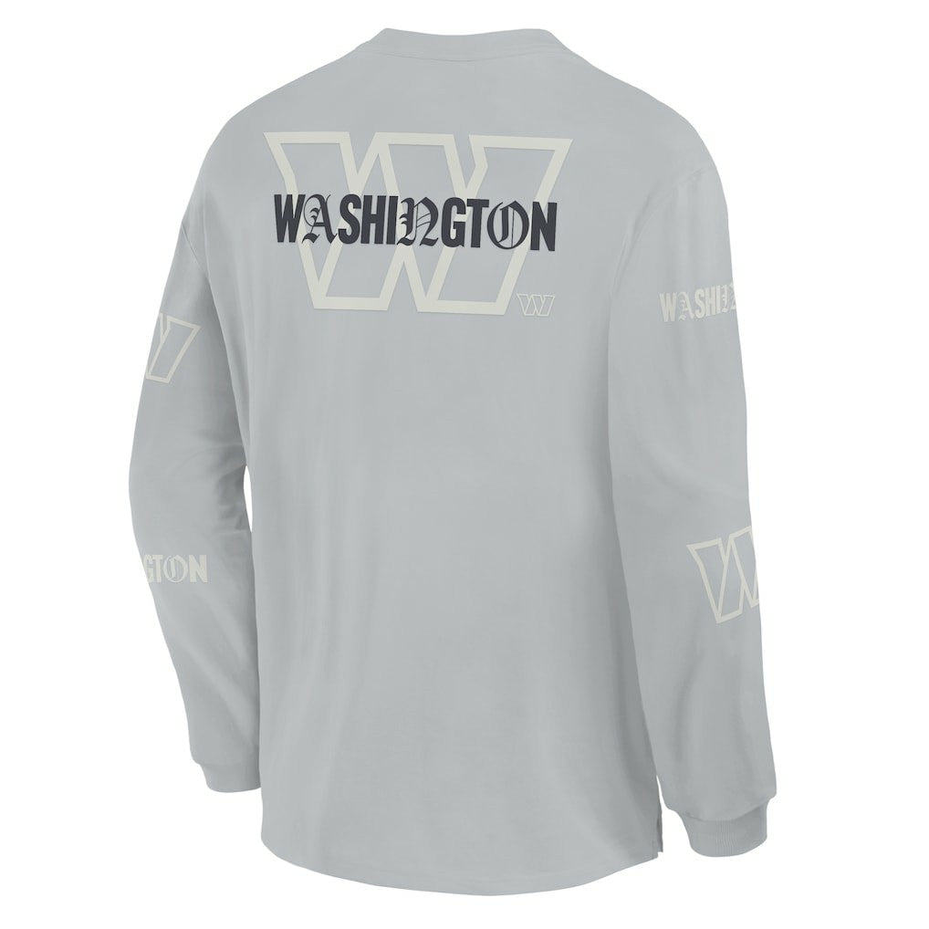 Oversized Type Play Long Sleeve T-Shirt - Washington Commanders T-shirts