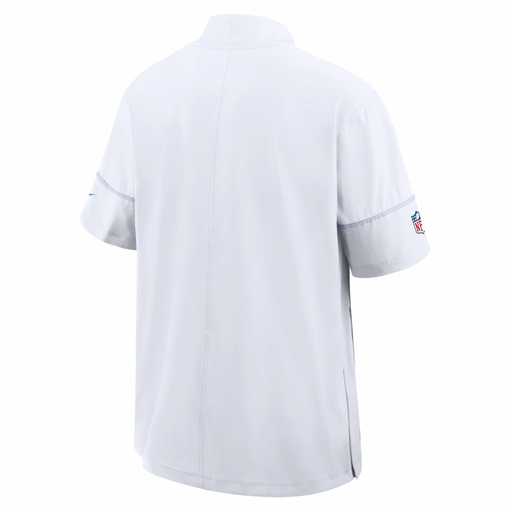 Sideline Short Sleeve Quarter-Zip Coach Jacket - Los Angeles Chargers Jackets