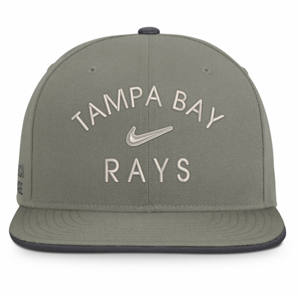Olive Tampa Bay Rays Nike Pro Dri-FIT Snapback Hat
