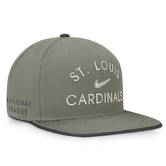 Olive St. Louis Cardinals Nike Pro Dri-FIT Snapback Hat