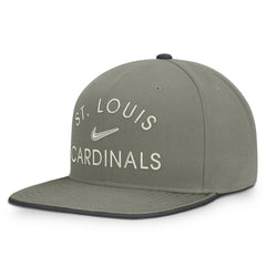 Olive St. Louis Cardinals Nike Pro Dri-FIT Snapback Hat