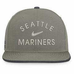 Olive Seattle Mariners Nike Pro Dri-FIT Snapback Hat