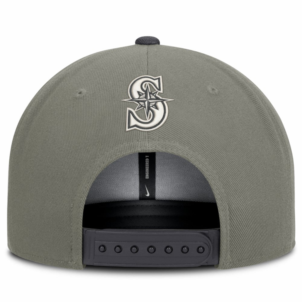 Olive Seattle Mariners Nike Pro Dri-FIT Snapback Hat