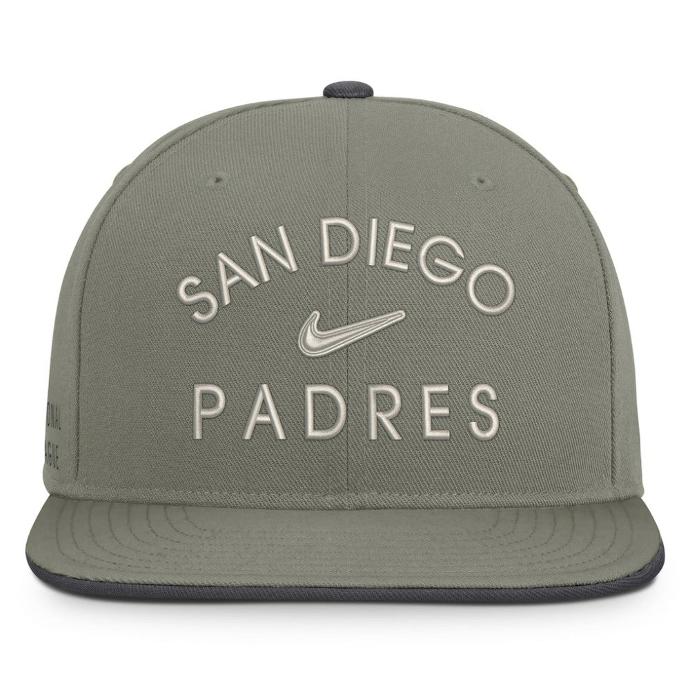 Olive San Diego Padres Nike Pro Dri-FIT Snapback Hat
