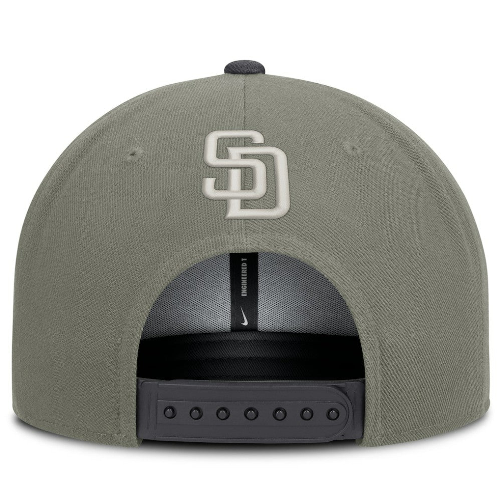 Olive San Diego Padres Nike Pro Dri-FIT Snapback Hat