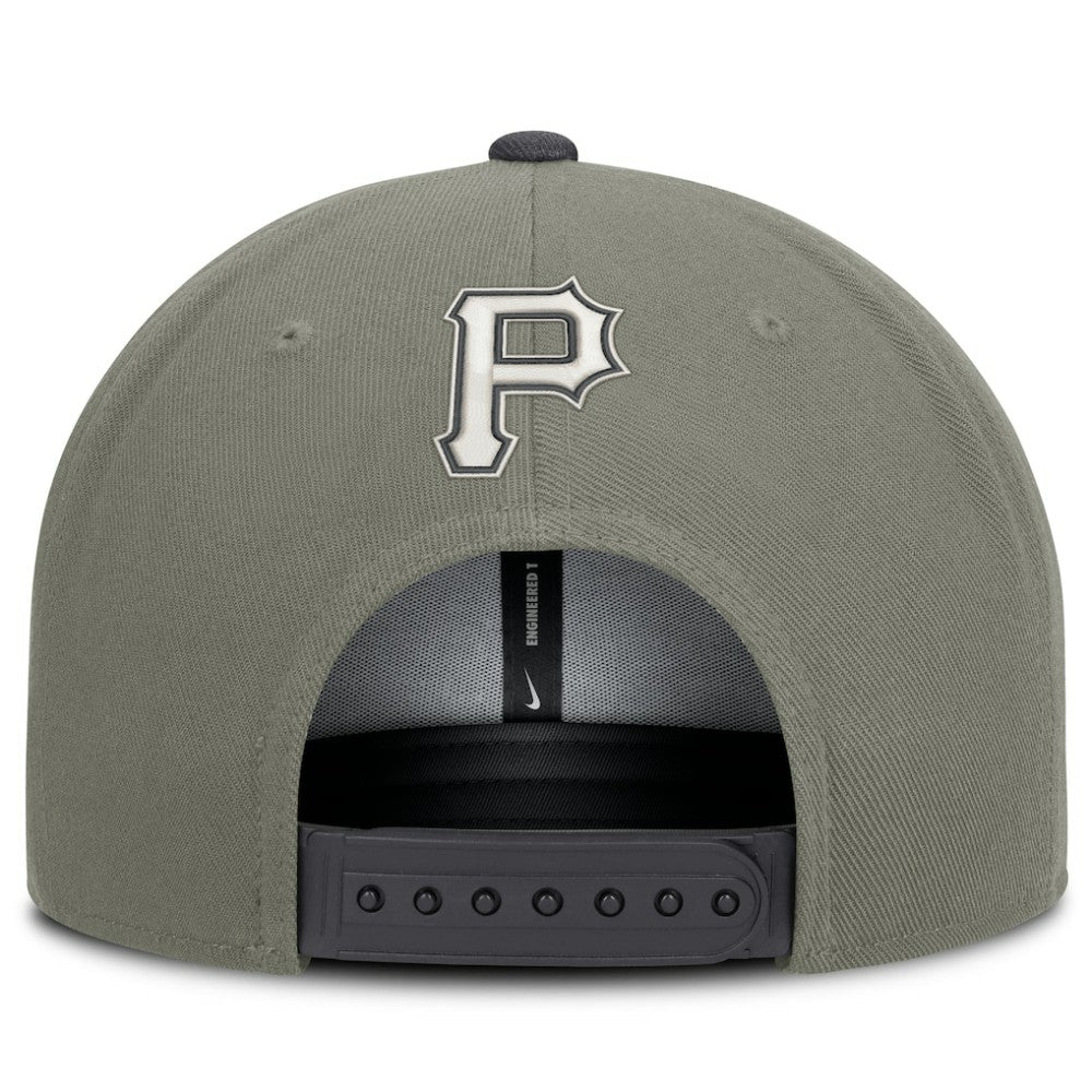 Olive Pittsburgh Pirates Nike Pro Dri-FIT Snapback Hat
