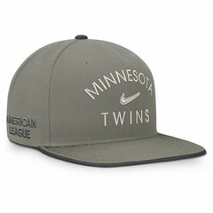 Olive Minnesota Twins Nike Pro Dri-FIT Snapback Hat