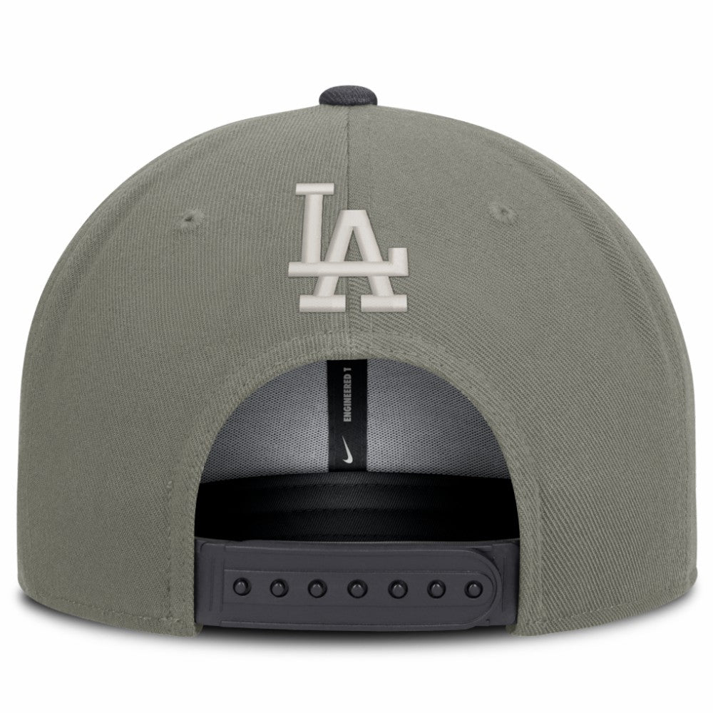 Olive Los Angeles Dodgers Nike Pro Dri-FIT Snapback Hat