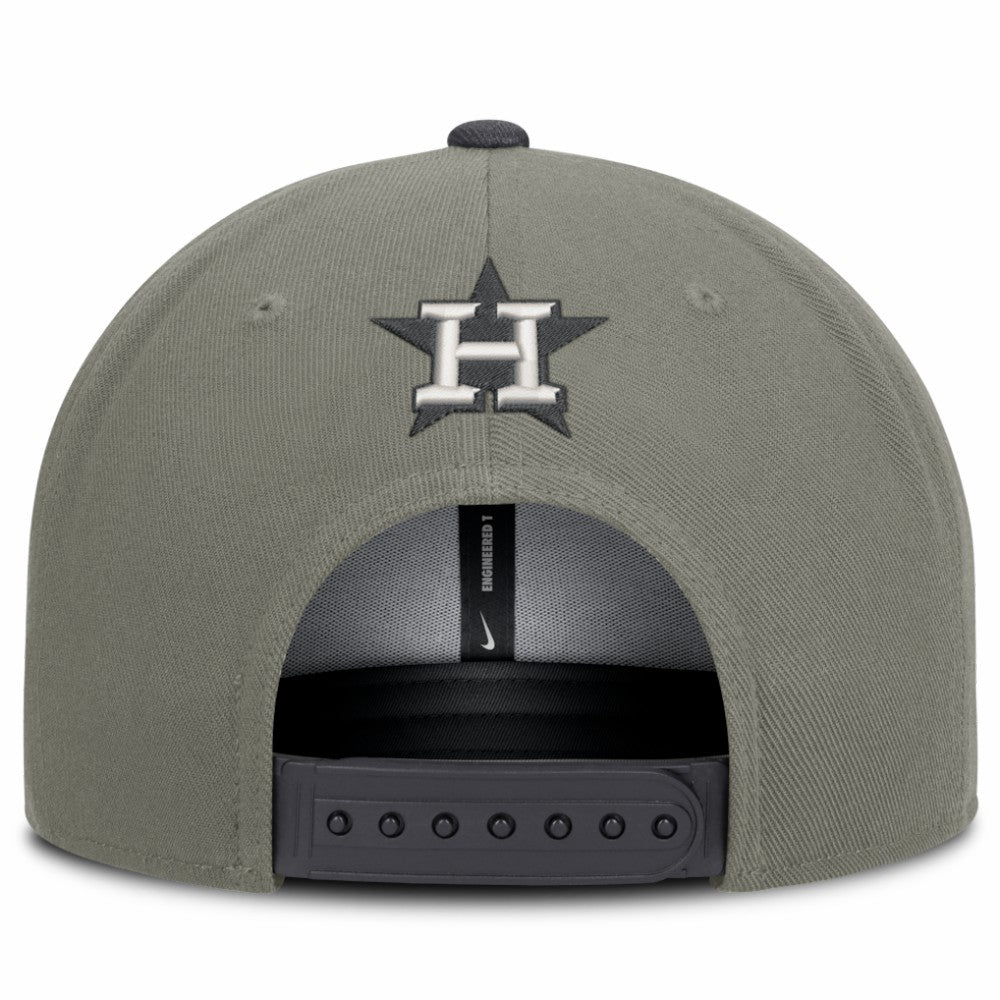 Olive Houston Astros Nike Pro Dri-FIT Snapback Hat