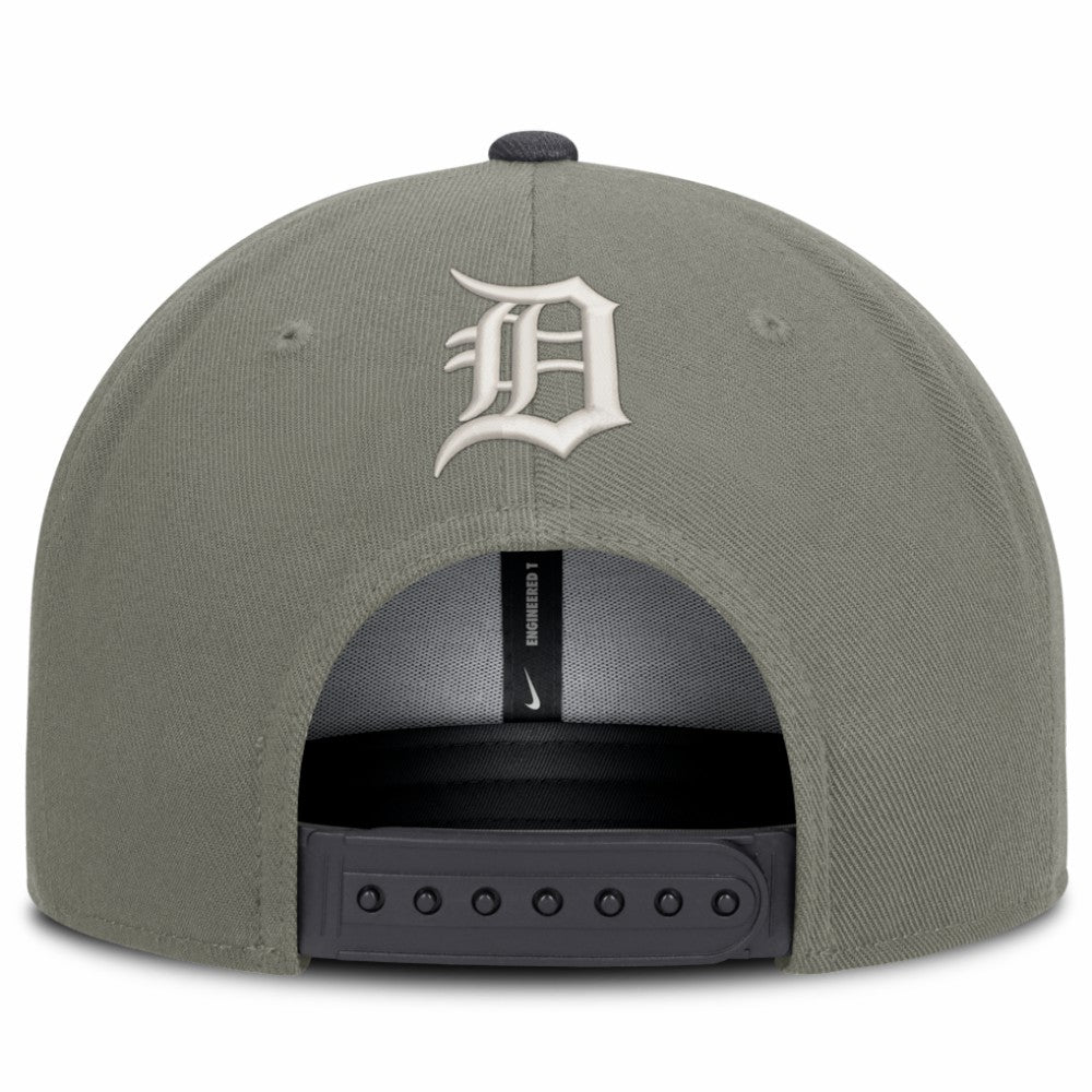 Olive Detroit Tigers Nike Pro Dri-FIT Snapback Hat