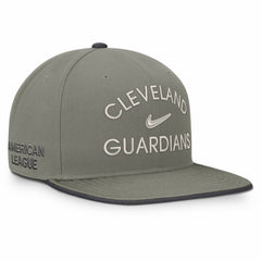Olive Cleveland Guardians Nike Pro Dri-FIT Snapback Hat