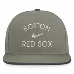 Olive Boston Red Sox Nike Pro Dri-FIT Snapback Hat