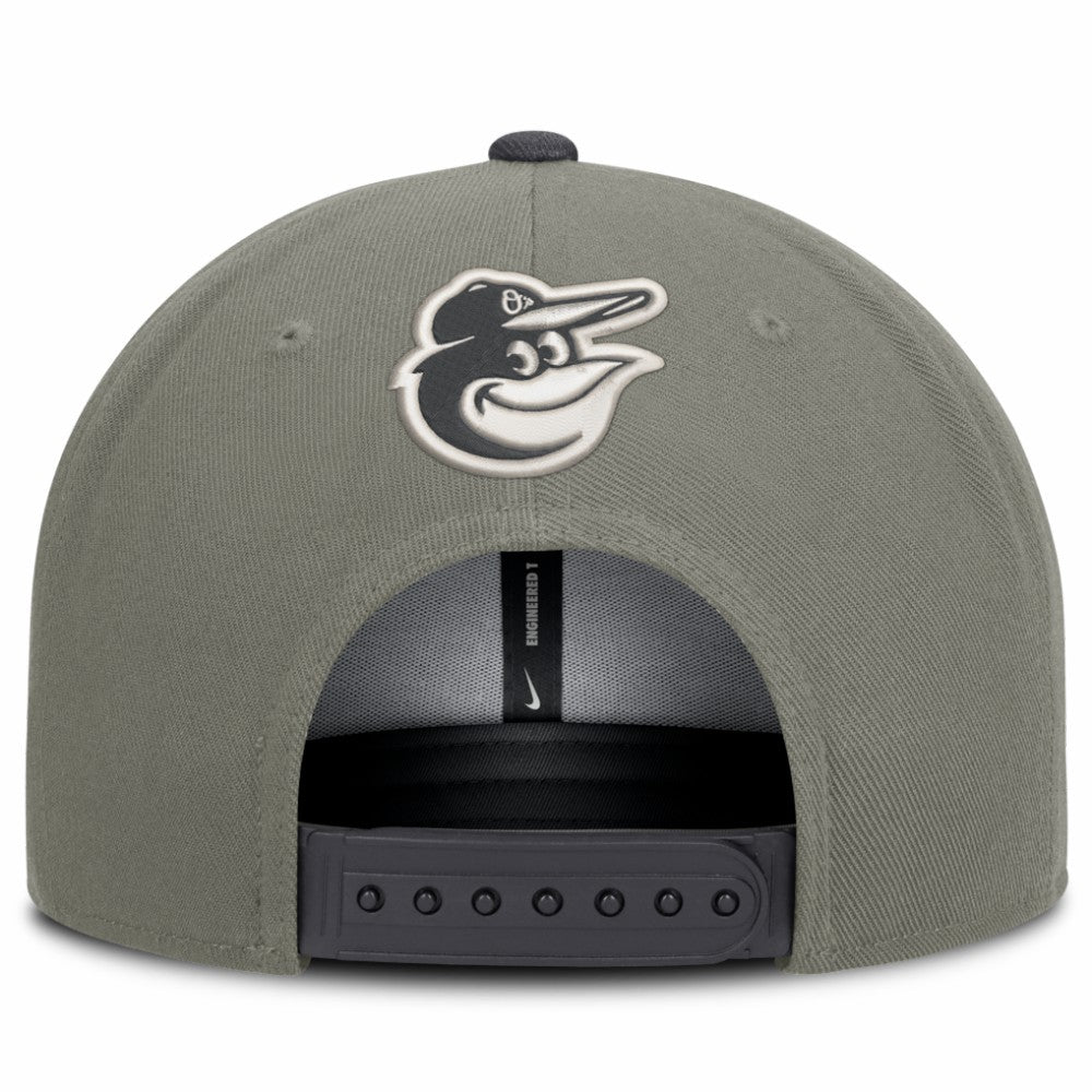 Olive Baltimore Orioles Nike Pro Dri-FIT Snapback Hat