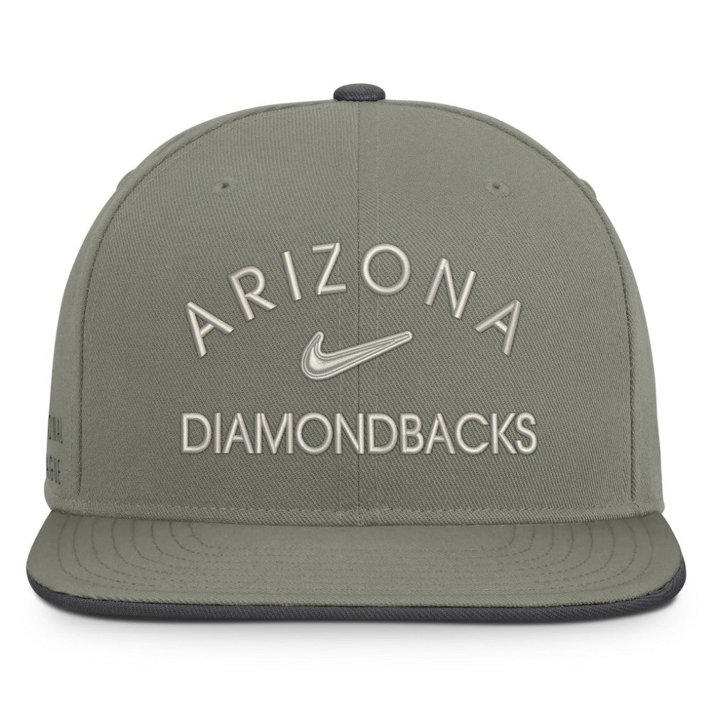 Olive Arizona Diamondbacks Nike Pro Dri-FIT Snapback Hat
