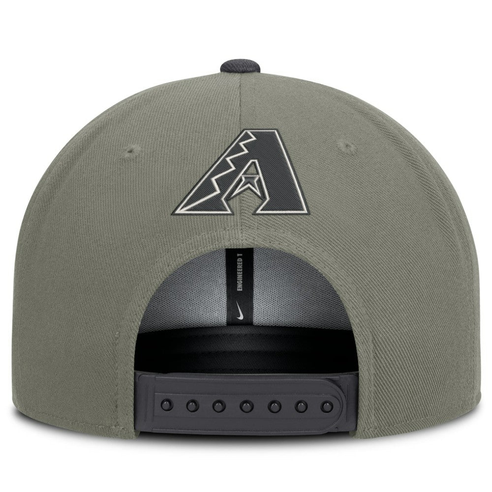 Olive Arizona Diamondbacks Nike Pro Dri-FIT Snapback Hat
