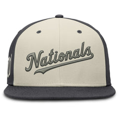 Cream Washington Nationals Nike Dri-FIT True Fitted Hat