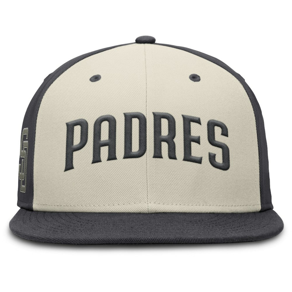 Cream San Diego Padres Nike Dri-FIT True Fitted Hat